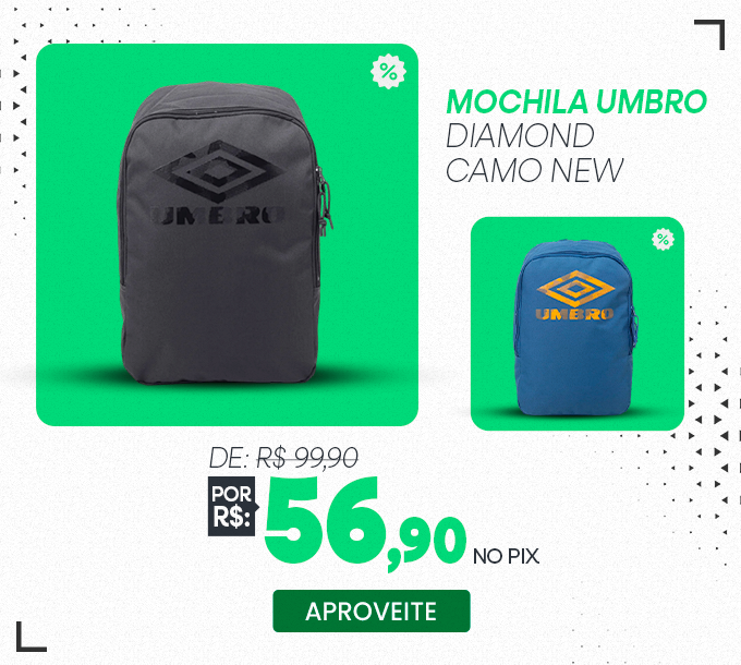 Mochila Umbro Diamond Camo New