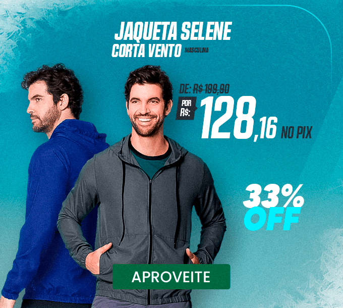 Jaqueta Selene Corta Vento Masculina