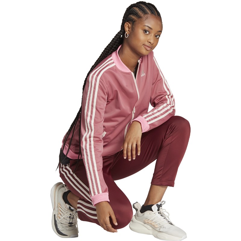 Moletom Adidas Essentials 3 Stripes Feminino - EsporteLegal