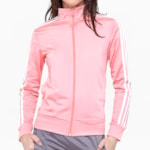 Agasalho Adidas KN Feminino - Rosa e Grafite