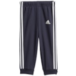 Agasalho Adidas Logo Infantil - Azul e Marinho