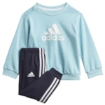 Agasalho Adidas Logo Infantil - Azul e Marinho