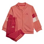 Agasalho Adidas Shiny Infantil - Coral e Rosa