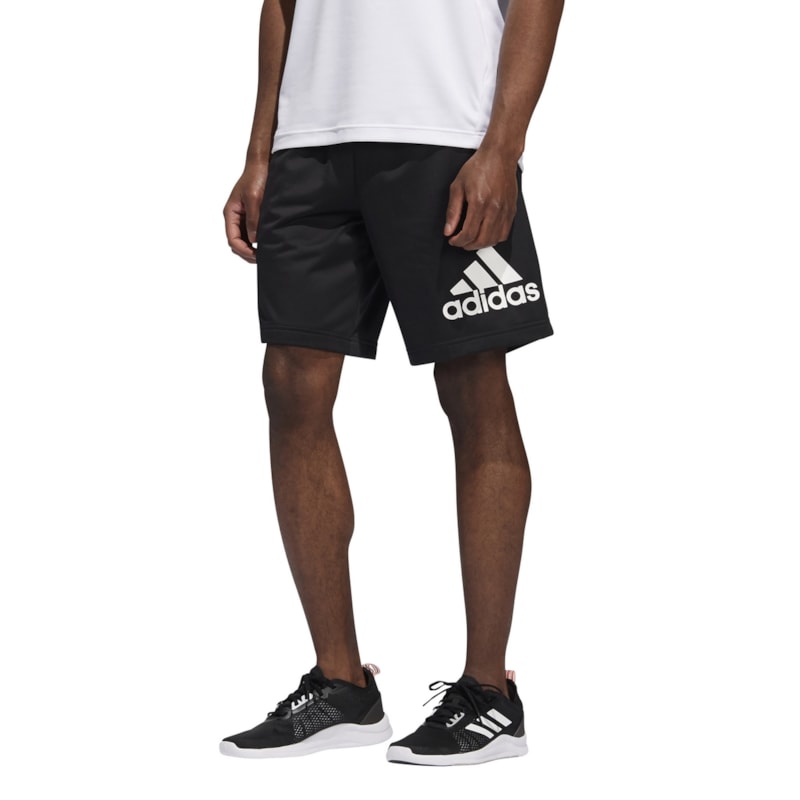 Bermuda Adidas Knit Logo Masculina - Preto