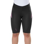 Bermuda Ciclismo Elite 129005 Plus Size Feminina - Preto e Pink
