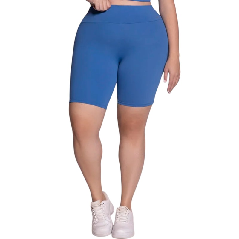 Bermuda Selene Básica Fitness Plus Size Feminina 