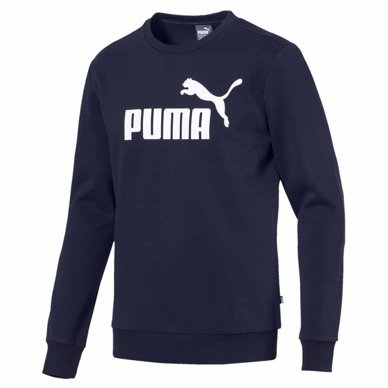 Blusa de Moletom Puma Crew Sweat Fl Big Logo Masculino