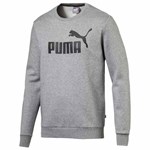 Blusa de Moletom Puma Logo Crew Sweat Fl Big Logo Masculino