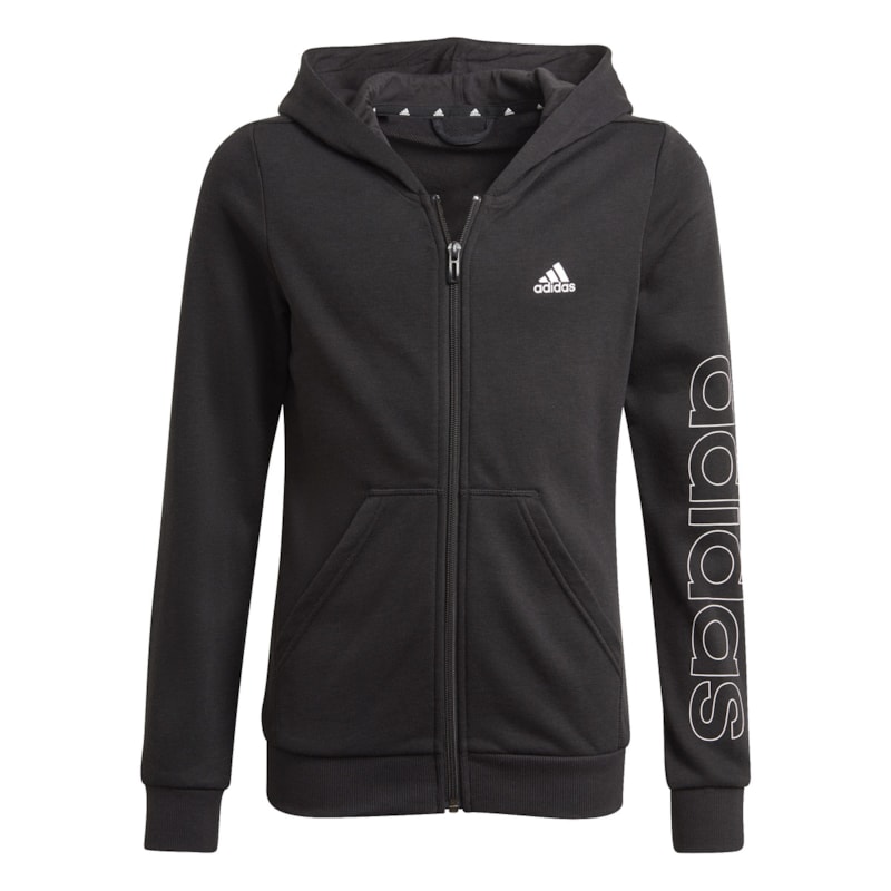 Blusa Moletom Adidas Essentials Infantil - Preto