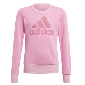 Blusa Moletom Adidas Essentials Infantil - Rosa
