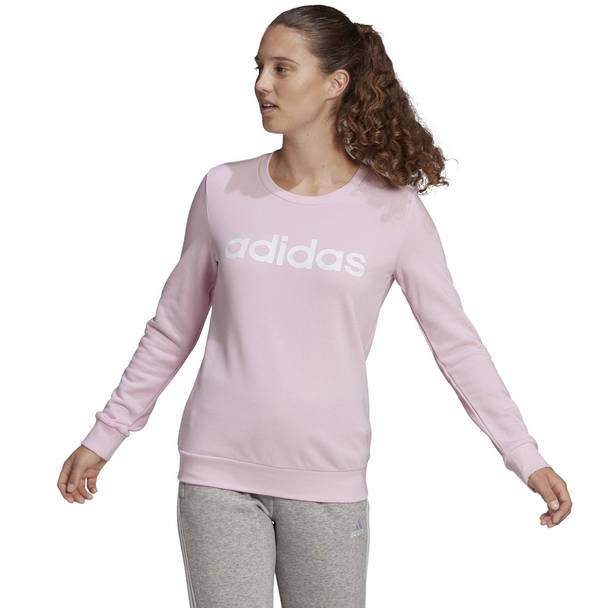 moletom adidas essentials logo feminino