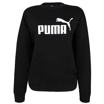 Blusa Moletom Puma Essentials Logo Crew Feminina