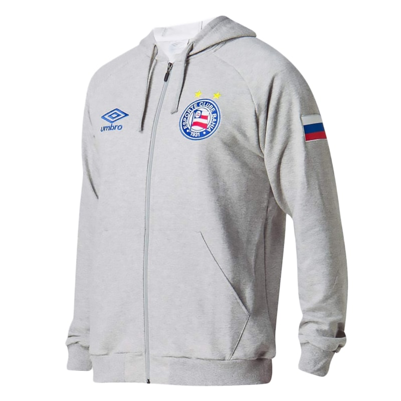 Blusão Umbro Bahia Torcedor Masculino - Cinza