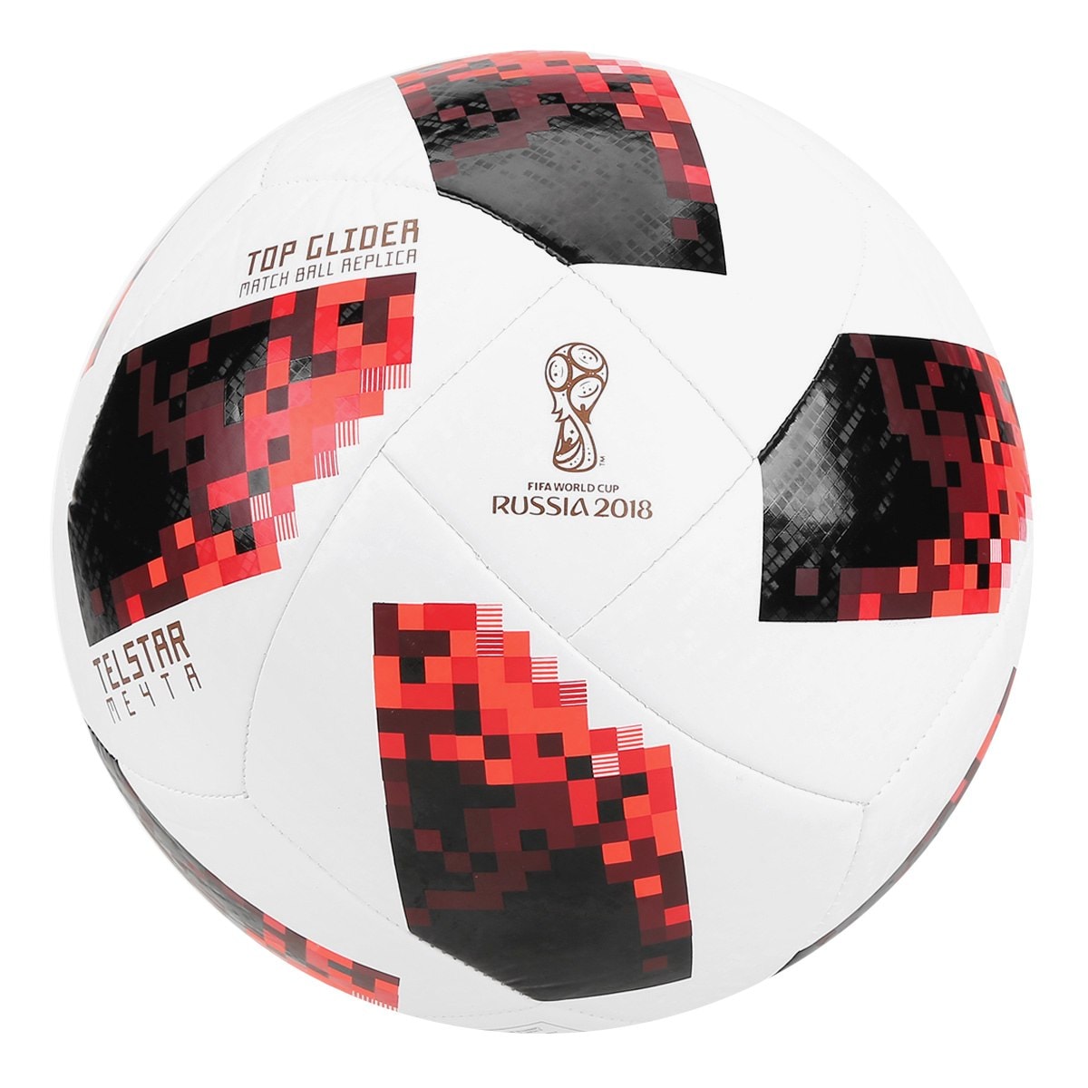 Bola Adidas Fifa World Cup Knockout Top Glider Branco e Laranja Esporte Legal