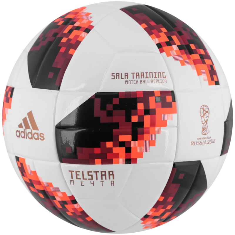 Bola Adidas Futsal Telstar Copa do Mundo Fifa 2018 Sala Training