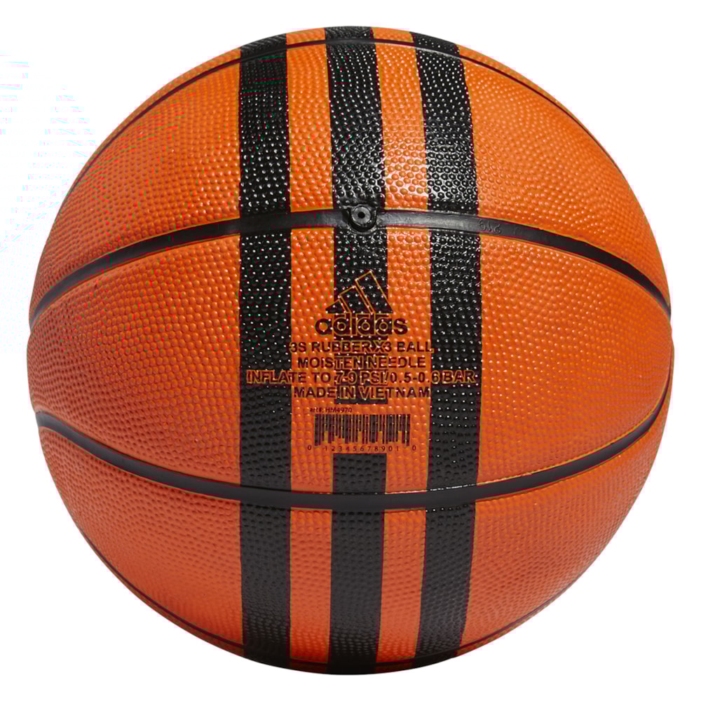 Bola Basquete Adidas 3 Stripes Rubber X3 EsporteLegal