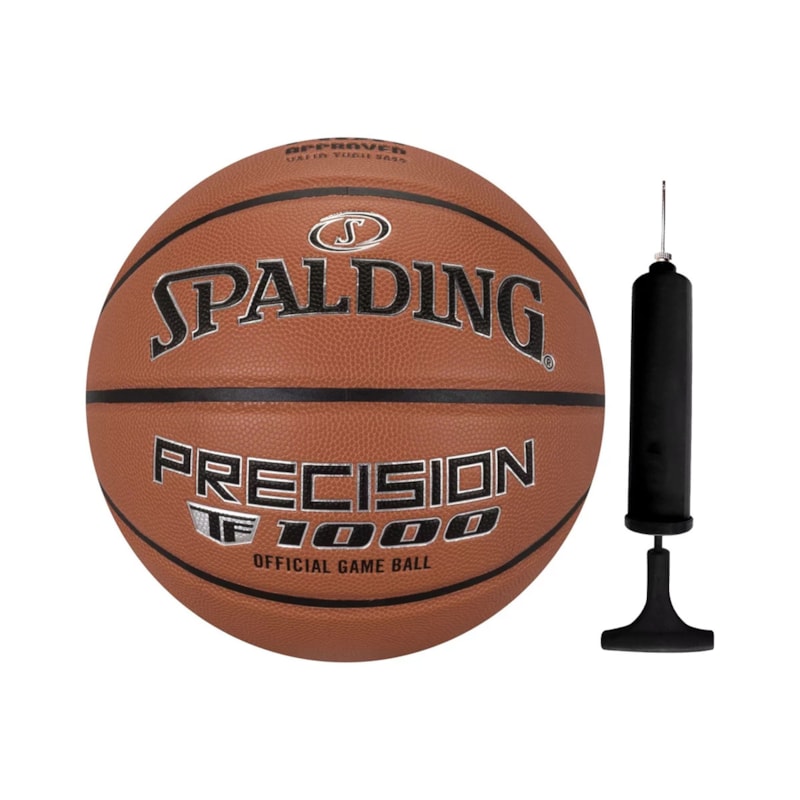 Bola Basquete Spalding TF-1OOO Precision + Bomba de Ar