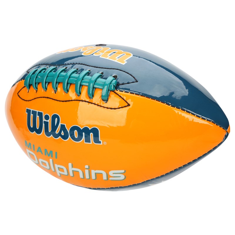 Bola de Futebol Americano Wilson NFL Team Miami Dolphins Mini
