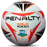 Bola Futsal Penalty Max 1000 X - Branco e Preto