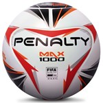 Bola Futsal Penalty Max 1000 X - Branco e Preto