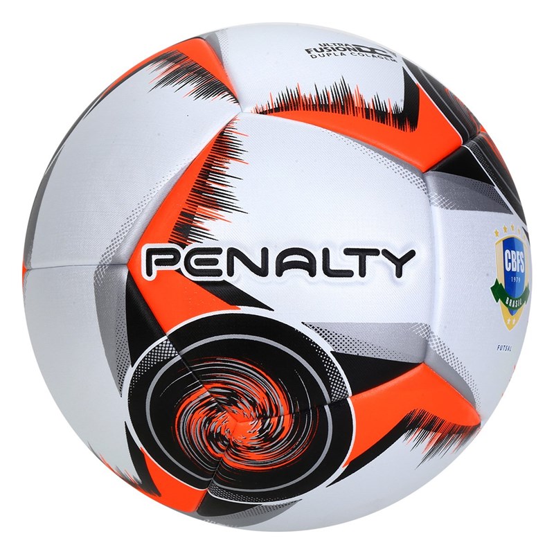 Bola Futsal Penalty Max 400 X - Branco e Preto