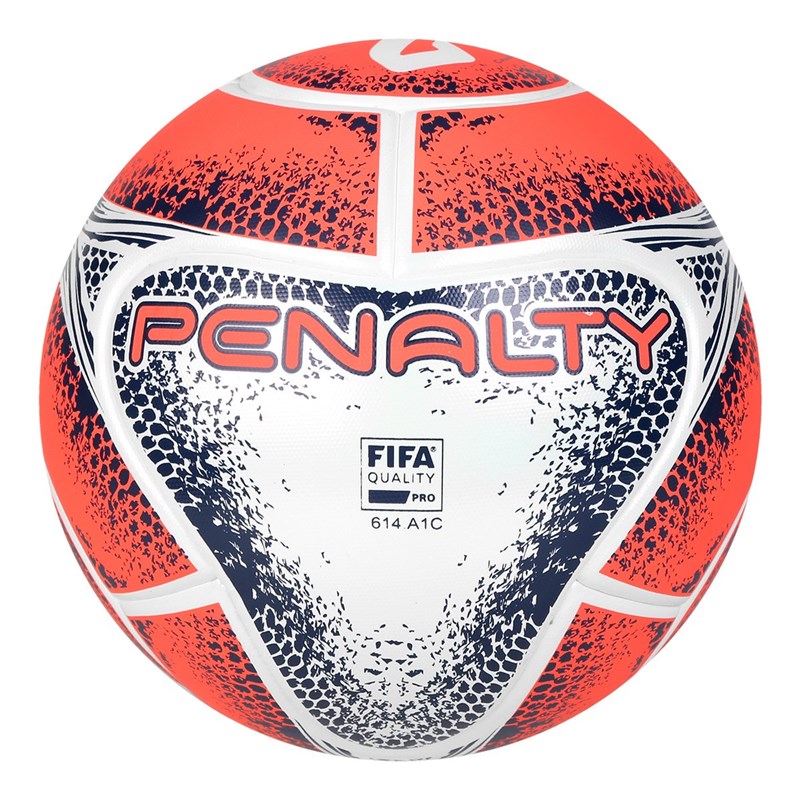 Bola Futsal Penalty Max 1000 541483 Azul/Branco/Coral