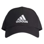 Boné Adidas Baseball - Preto e Branco