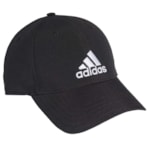 Boné Adidas Baseball - Preto e Branco