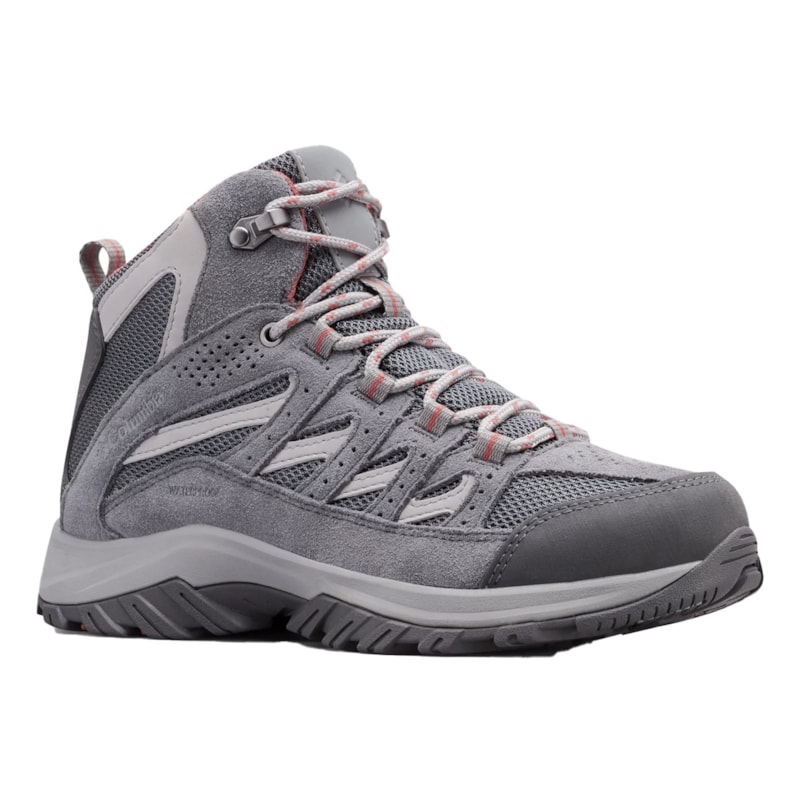Bota Impermeável Columbia Crestwood Mid Feminina - Cinza Bota Impermeável Columbia Crestwood Mid Feminina - Cinza
