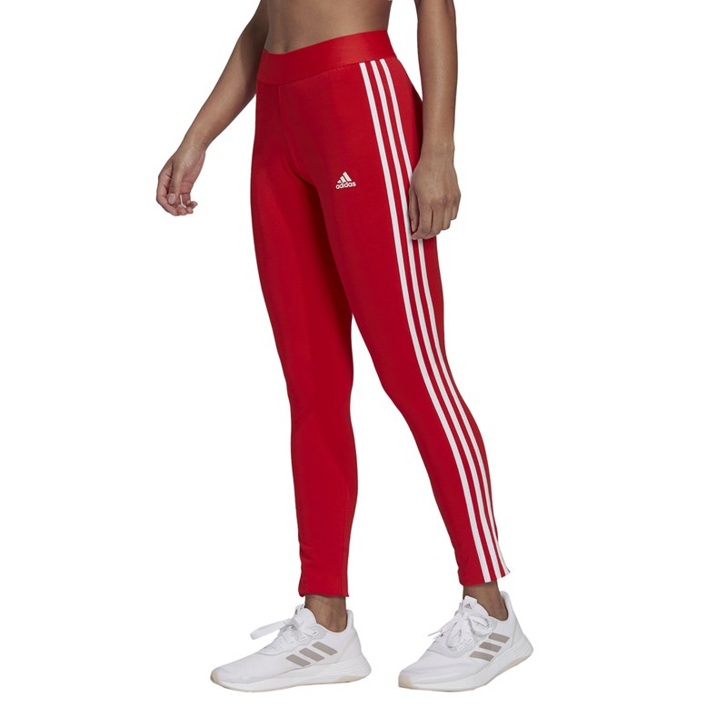Calça Legging Adidas Essentials 3-Stripes Feminina - EsporteLegal