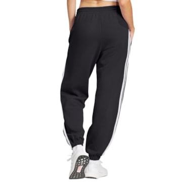 Calça Legging Adidas Essentials French Terry 3 Stripes Feminina