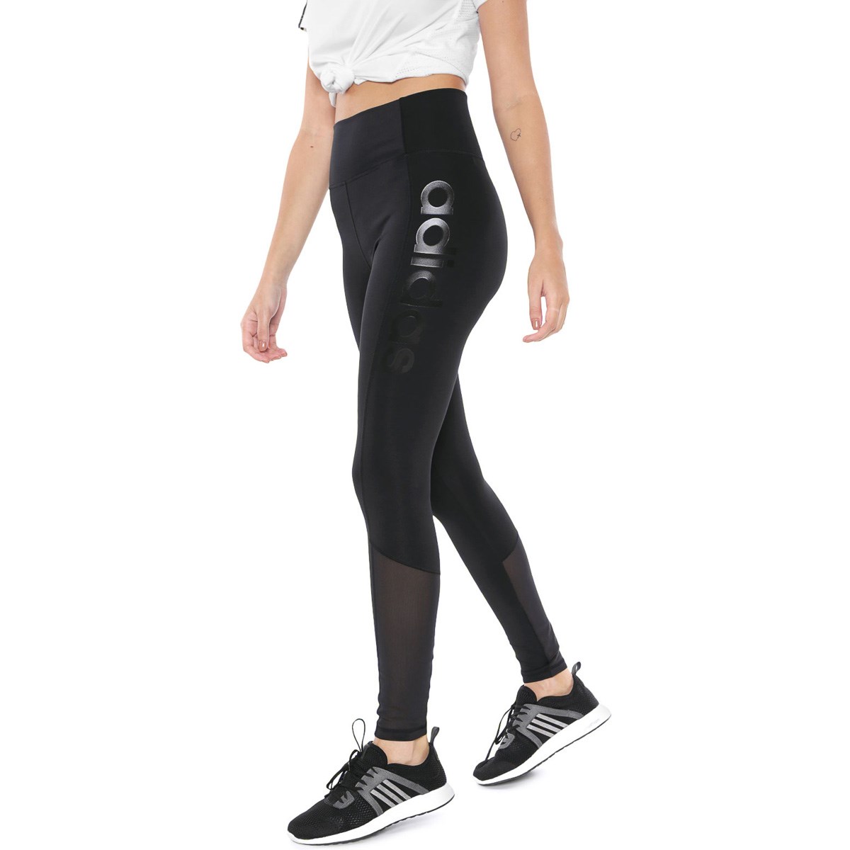 legging com tule adidas