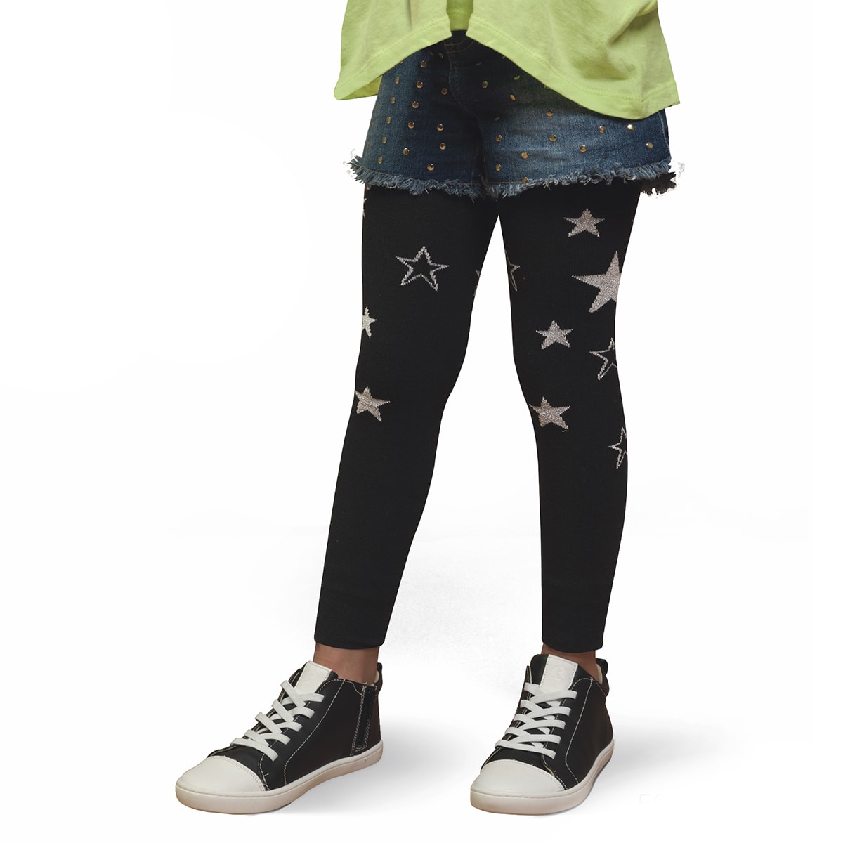 Calça Legging Selene Estampada Algodão Infantil - EsporteLegal