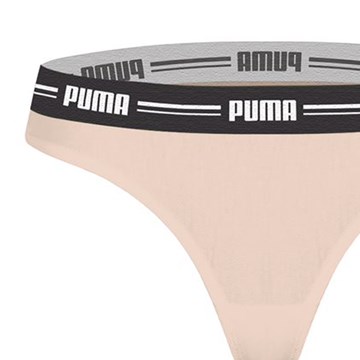 Calcinha Puma Fio Dental Feminina - Rosa Nude