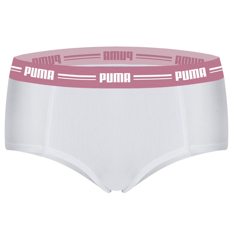 Calcinha Puma Mini Boxer Feminina - Branco