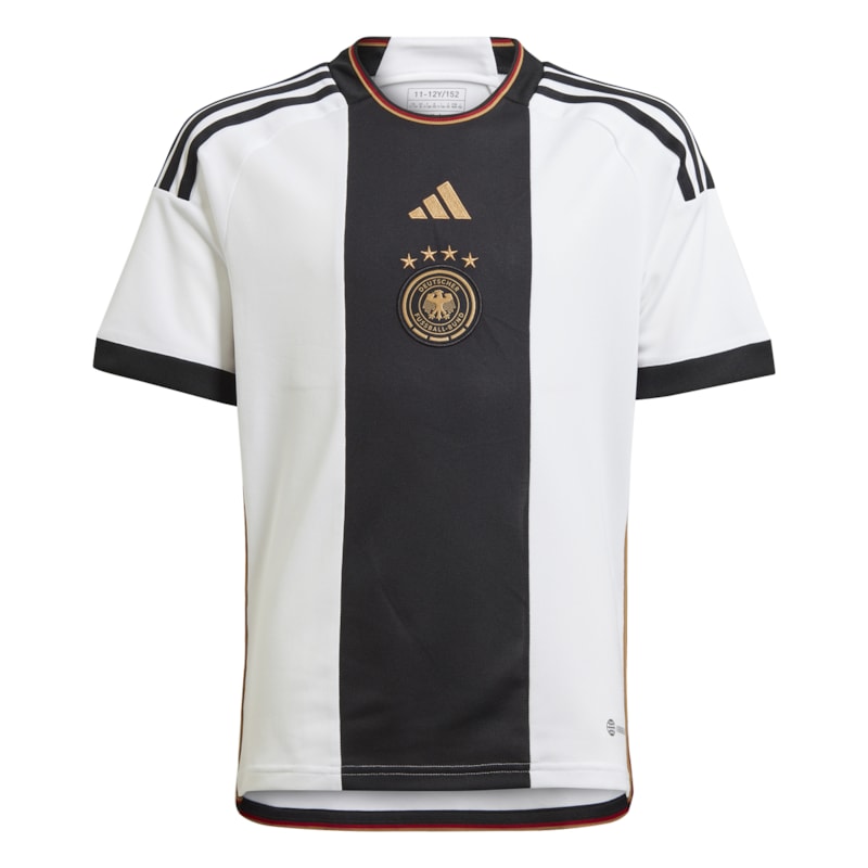 Camisa Adidas Alemanha I 2022 Infantil