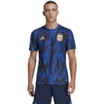 Camisa Adidas Argentina Pré-Jogo 2022 Masculina