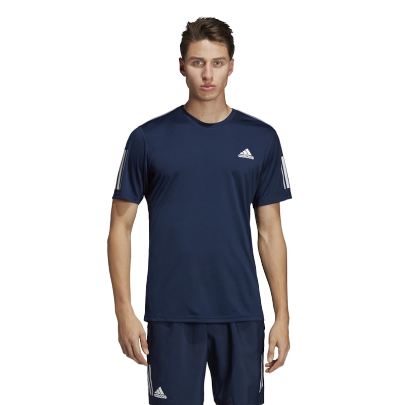 Camisa Adidas Club 3 Stripes Masculina