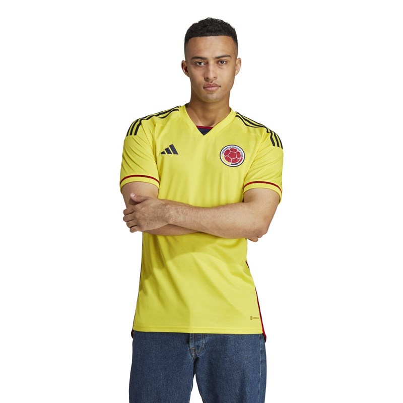 Camisa Adidas Colômbia I 2022/23 Masculina - EsporteLegal