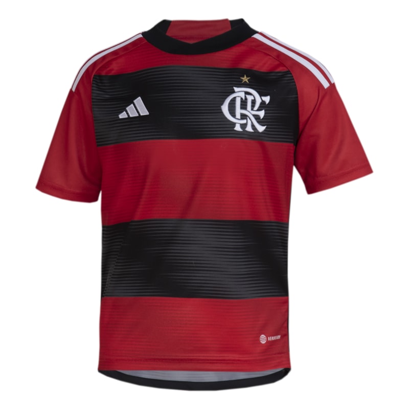 Camisa Adidas CR Flamengo I 2023/24 Infantil