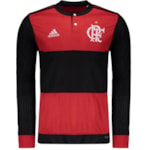 Camisa Adidas Flamengo I 2017 Manga Longa BK7100