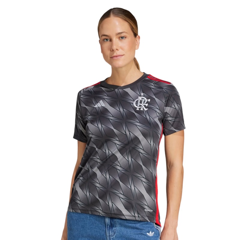 Camisa Adidas Flamengo III 2024/25 Feminina