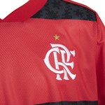 Camisa Adidas Flamengo Oficial I 2021/22 Juvenil - Vermelho e Preto