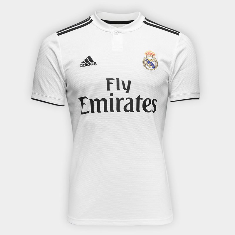 Camisa Adidas Real Madrid I 2018/2019 Masculino