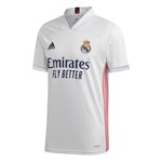 Camisa Adidas Real Madrid Oficial I 2020/21 Unissex - Branco