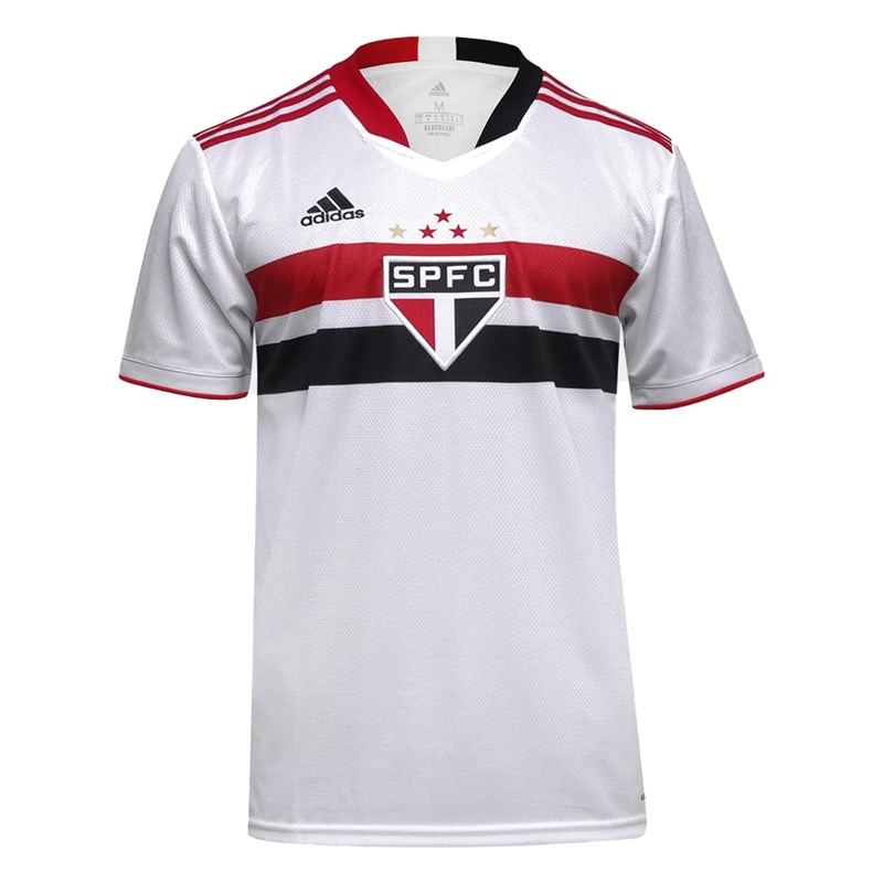 Camisa Adidas São Paulo Oficial I 2020/21 Masculina - Branco
