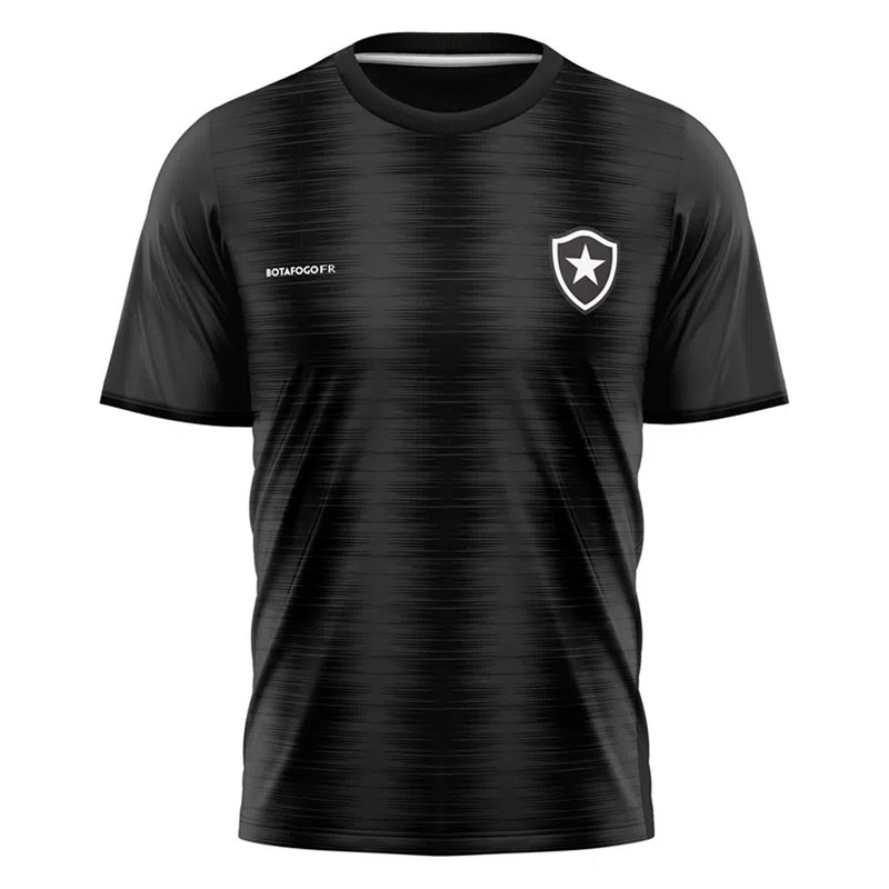 Camisa Botafogo Braziline Part Masculina - Chumbo