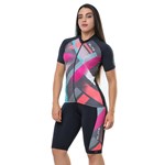 Camisa Ciclismo Elite 135168 Plus Size Feminina - Preto