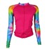 Camisa Ciclismo Elite 135175 ML Plus Size Feminina - Rosa