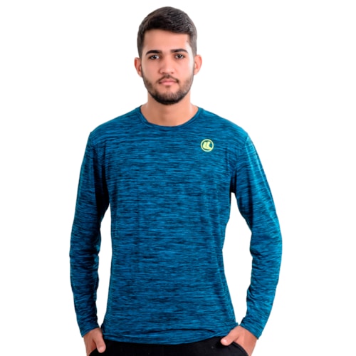 Camisa EL Manga Longa Rajada Plank UV45 Masculina Camisa EL Manga Longa Rajada Plank UV45 Masculina